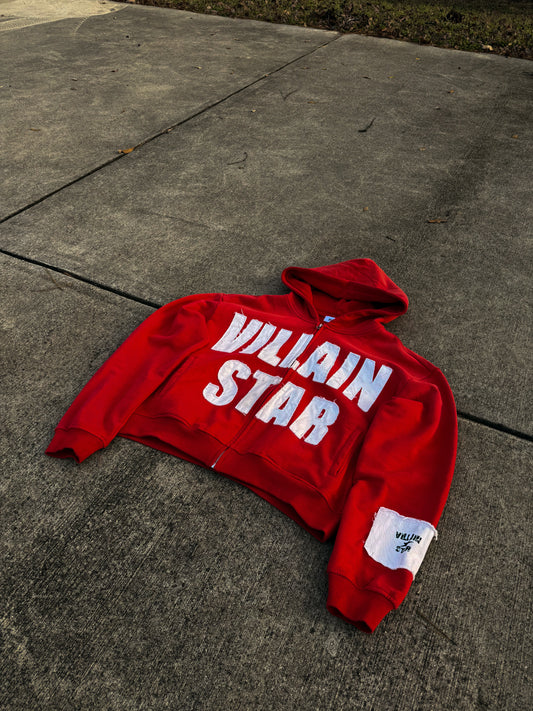 Villain Star Zip Up